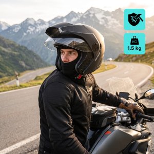 W-Tec Kask motocyklowy Meteor Hekato L 59-60 cm czarny (17891) 15