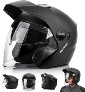 W-Tec Kask motocyklowy Meteor Hekato L 59-60 cm czarny (17891) 16