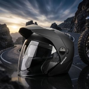 W-Tec Kask motocyklowy Meteor Hekato M 57-58 cm czarny (17890) 12