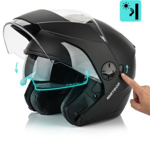 W-Tec Kask motocyklowy Meteor Hekato M 57-58 cm czarny (17890) 13