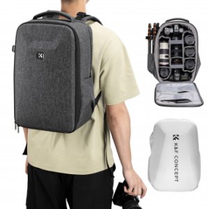 Plecak K+F Plecak fotograficzny K&F Concept Nature Wander 10 22 l - szary 3