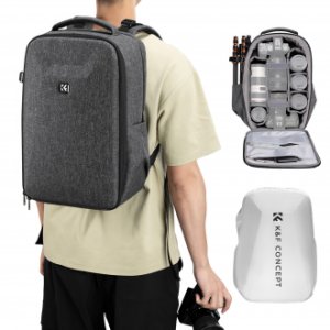 Plecak K+F Plecak fotograficzny K&F Concept Nature Wander 10 22 l - szary 4