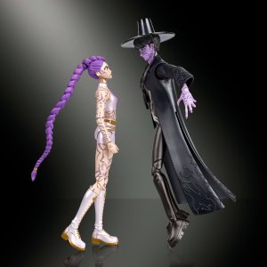 Figurka Mattel KPop Demon Hunters Huntr/x zestaw Finałowa Bitwa, Rumi i Jinu (JRY40) 3
