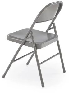 Halmar Krzesło metalowe K565 szare składane (V-CH-K/565-KR-POPIEL) 6