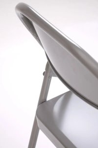 Halmar Krzesło metalowe K565 szare składane (V-CH-K/565-KR-POPIEL) 10