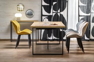 Halmar Krzesło tapicerowane K538 velvet musztardowe (V-CH-K/538-KR-MUSZTARDOWY) 12