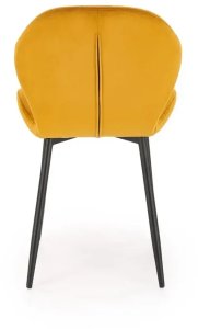 Halmar Krzesło tapicerowane K538 velvet musztardowe (V-CH-K/538-KR-MUSZTARDOWY) 5