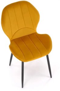 Halmar Krzesło tapicerowane K538 velvet musztardowe (V-CH-K/538-KR-MUSZTARDOWY) 7
