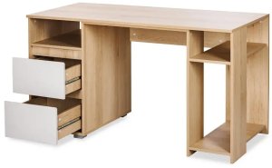 Haciendo el Indio Biurko młodzieżowe Dalia 138cm buk/szare LITTLE SKY (LS-BIURKO-DALIA-BUK/POPIEL) 2