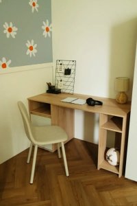 Haciendo el Indio Biurko młodzieżowe Dalia 138cm buk/szare LITTLE SKY (LS-BIURKO-DALIA-BUK/POPIEL) 6