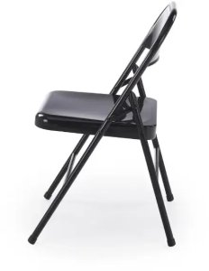 Halmar Krzesło metalowe K565 czarne składane (V-CH-K/565-KR-CZARNY) 5