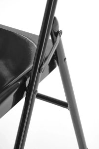 Halmar Krzesło metalowe K565 czarne składane (V-CH-K/565-KR-CZARNY) 8