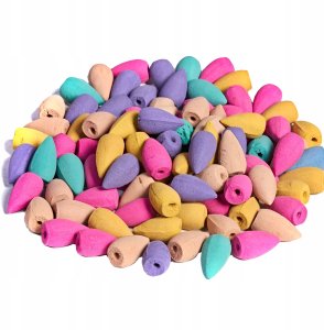 Lumarko [15 CM] Kominek zapachowy wodospad z dymu kadzidełka knoty aromaterapia zestaw (COMERSTO SP. Z O. O.) 10
