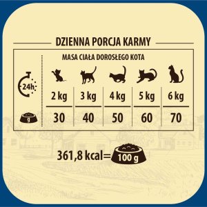 NATURAL , karma sucha dla kota, wołowina z królikiem 830g 3