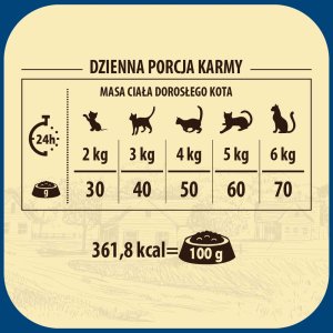 NATURAL , karma sucha dla kota, kaczka z indykiem 830g 2