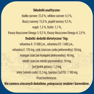 NATURAL , karma sucha dla kota, kaczka z indykiem 830g 3