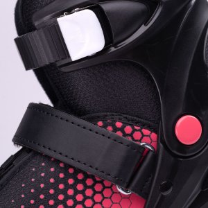 Mechanics Dziecięce łyżwy rekreacyjne Martes essentials GLACID II JRG black/camellia rose rozmiar 34-37 7