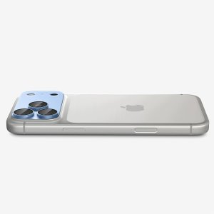 Spigen Szkło hartowane na aparat Optik Pro XL GLAS.TR EZ FIT na iPhone 18 Pro Max - jasnoniebieskie (8800337251708) 3