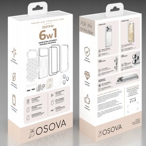 OSOVA Etui Do Iphone 17 Pro Max Do Magsafe Osova Szkło Privacy + Szkło Aparat 6W1 11