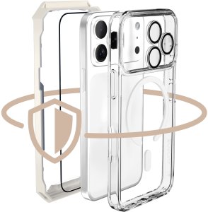 OSOVA Etui Do Iphone 17 Pro Max Do Magsafe Osova Szkło Privacy + Szkło Aparat 6W1 2
