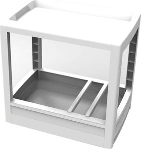 EDA Mobilna półka do szafki Biała 4