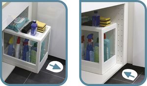 EDA Mobilna półka do szafki Biała 6