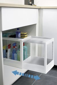 EDA Mobilna półka do szafki Biała 10