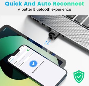 Karta sieciowa Toptel Adapter Bluetooth USB 5.1 RTL8671B 8