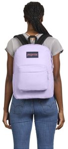JanSport Superbreak Backpack Fioletowe One size (EK0A5BAGW301) 3