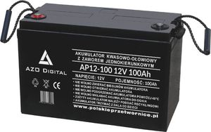 Azo Akumulator vrla agm bezobsługowy 12v 100ah (AP12-100) 1