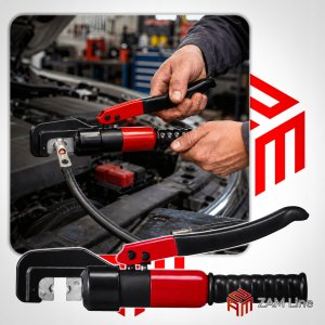 ZAM Zaciskarka do kabli praska hydrauliczna 10T 8 matryc zestaw ZAMLine 6