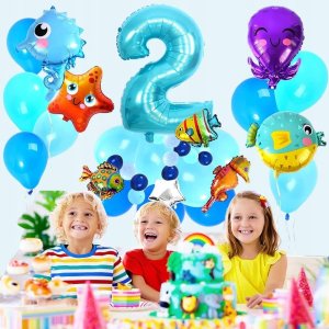 Springos Balony na roczek dekoracja impreza na urodziny cyfra 1 zestaw balonów 10