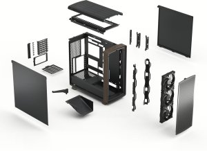 Obudowa Fractal Design Summit Solid czarno-brązowa (FD-C-SUM1A-03) 8
