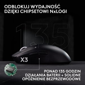 Mysz Logitech Pro X3 SuperStrike  (910-007878) 9