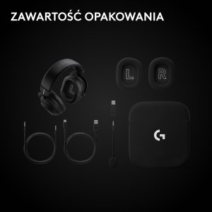 Słuchawki Logitech G Pro X3 Lightspeed Czarne (981-001740) 17