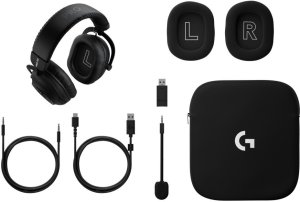 Słuchawki Logitech G Pro X3 Lightspeed Czarne (981-001740) 7