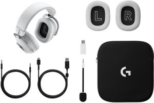 Słuchawki Logitech G Pro X3 Lightspeed Białe (981-001748) 4