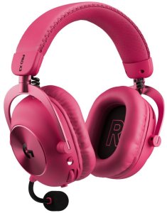 Słuchawki Logitech G Pro X3 Lightspeed Różowe (981-001756) 2