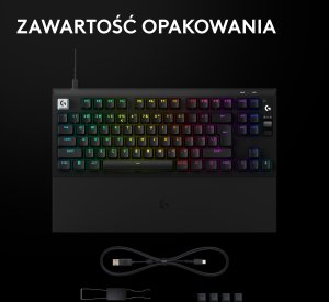 Klawiatura Logitech Pro X2 Rapid czarna (920-014083) 13