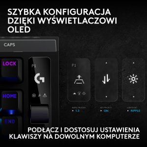 Klawiatura Logitech Pro X2 Rapid czarna (920-014083) 8