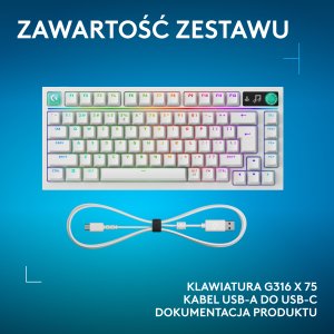 Klawiatura Logitech G316 X 75 GL Tactile (920-014319) 20