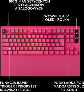 Klawiatura Logitech G Pro X2 Rapid Magnetic Rapid Switches (920-014110) 6