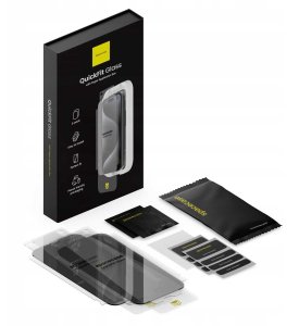 spacecase Szkło prywatyzujące 2x z aplikatorem QuickFit Privacy Glass do iPhone 18 Pro 11