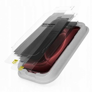 spacecase Szkło prywatyzujące 2x z aplikatorem QuickFit Privacy Glass do iPhone 18 Pro 8