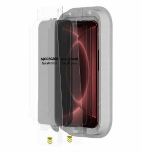 spacecase Szkło prywatyzujące 2x z aplikatorem QuickFit Privacy Glass do iPhone 18 Pro 9