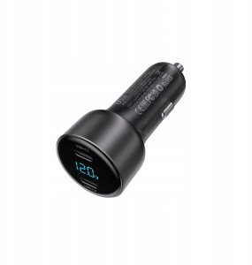 Ładowarka Mcdodo PALPRO Szybka ładowarka samochodowa do telefonu laptopa 2X USB-C 12V 60W 4