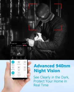 Kamera IP 4kom.pl Bezpieczeństwa, miniaturowa bezprzewodowa kamera szpiegowska 4K 5