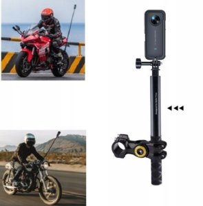 PEYTECH Aluminiowy uchwyt + kijek teleskopowy do kamery Insta360 Gopro Motocykl (AUTK) 9