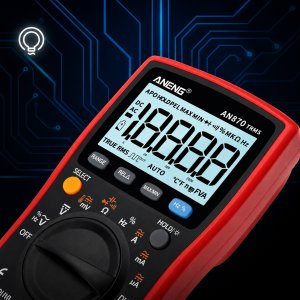 ANENG Cyfrowy multimetr miernik uniwersalny LCD z podświetleniem Aneng AN870 Pro 14