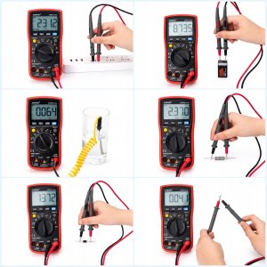 ANENG Cyfrowy multimetr miernik uniwersalny LCD z podświetleniem Aneng AN870 Pro 9